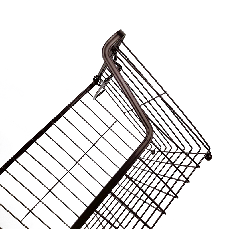 Cesta de almacenamiento apilable de cocina cesta de alambre para verduras cesta de alambre para frutas