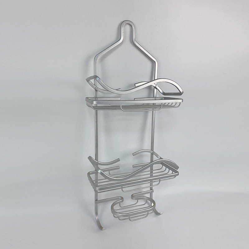 estante de ducha de esquina de metal