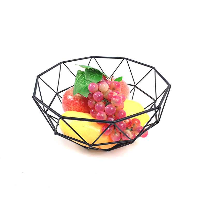 Cesta de frutas de alambre