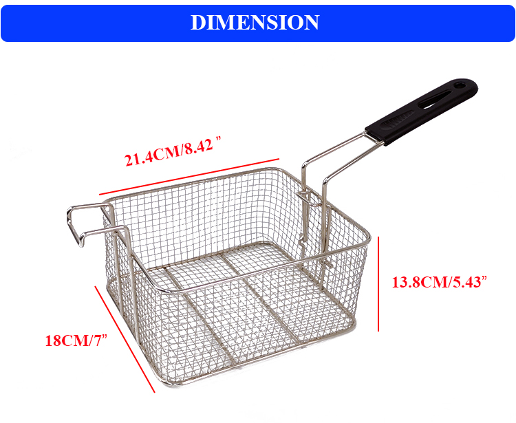 Canasta de fry de aire para la 