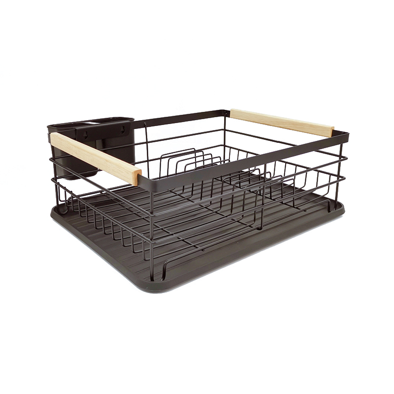 escurridor de platos sobre el fregadero