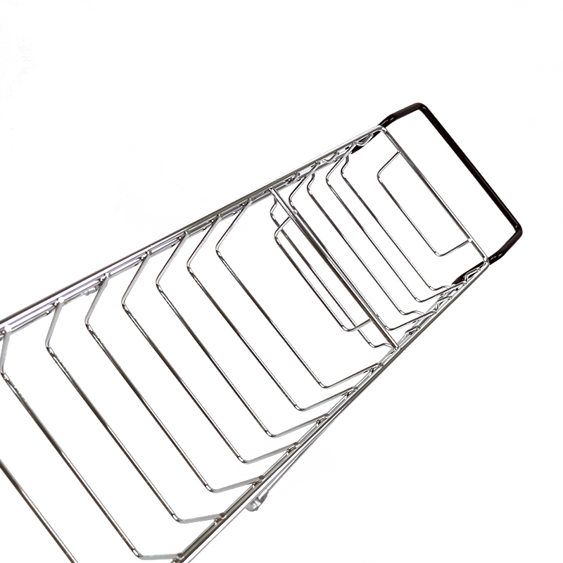 Accesorios de baño de acero inoxidable estante extensible para bandeja de bañera