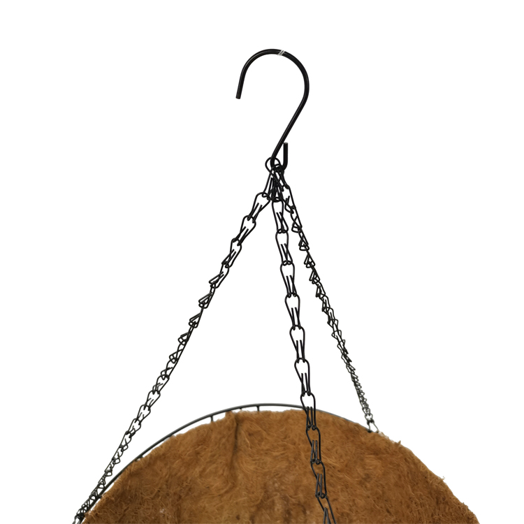 Cesta colgante para plantas con revestimiento de coco para porche y jardín al aire libre, maceta barata para flores, cestas colgantes extra grandes, cestas colgantes de 16 pulgadas