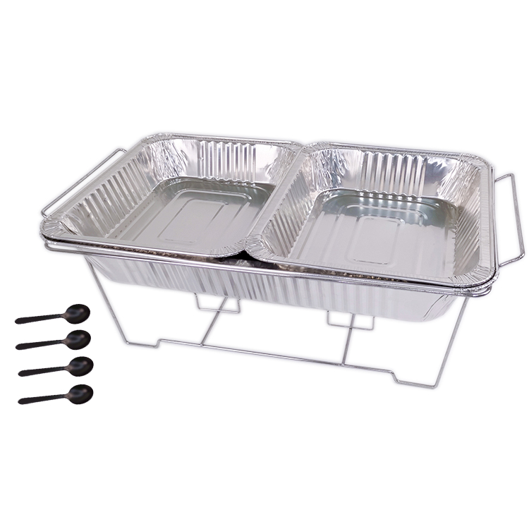 plato de chafer con stand 