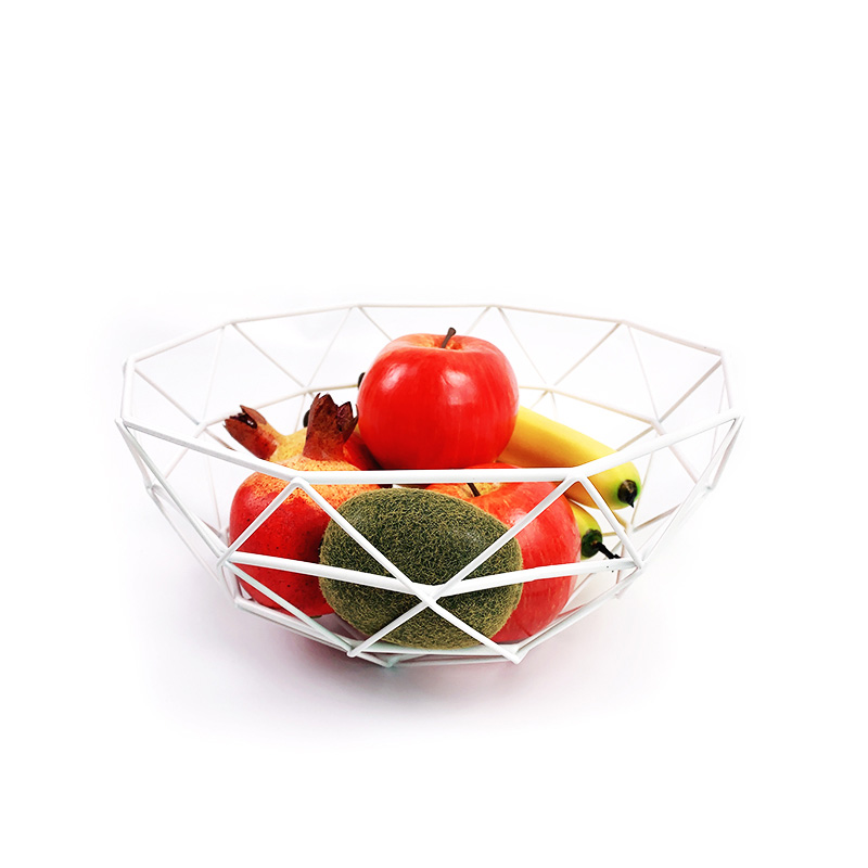 Cesta de frutas de alambre