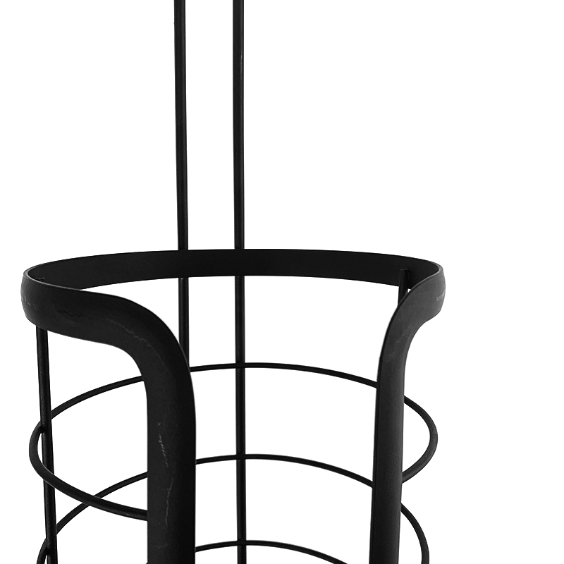 Soporte de papel higiénico para almacenamiento de baño, soporte de papel negro, estante de Metal, soporte de papel tisú para inodoro