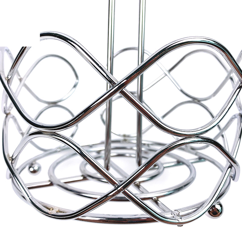 Portarrollos de pañuelos, soporte para papel de cocina, alambre de metal negro, soporte para papel higiénico para Baño