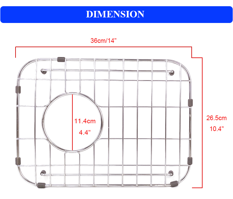 Protector de fregadero esteras 