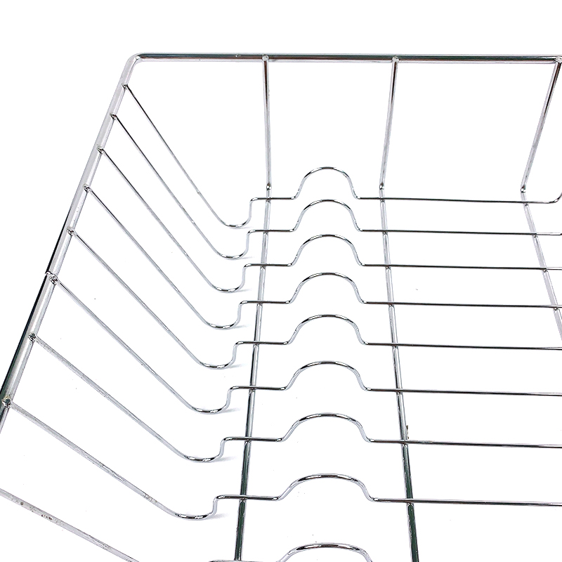 escurridor de platos de metal