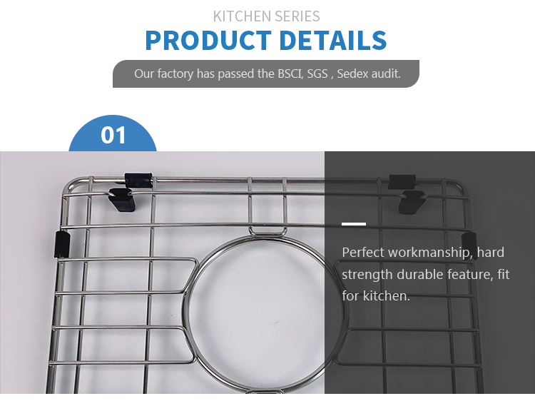 cocina de acero inoxidable rejillas 