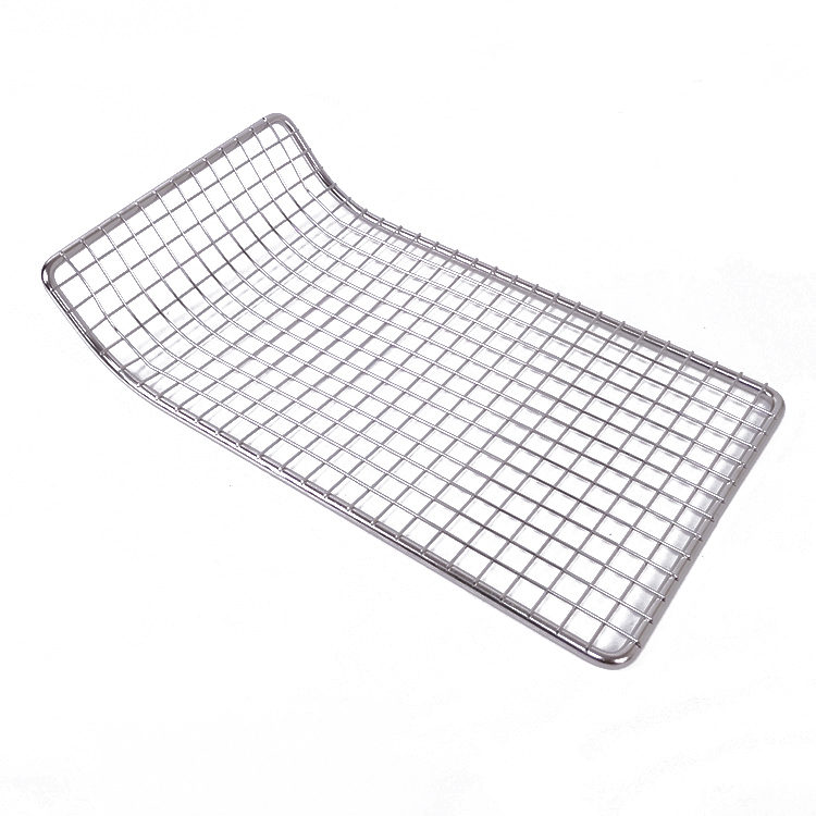 Rejilla de enfriamiento de alambre rectangular, parrilla para horno, rejilla para cocinar y hornear, parrilla de barbacoa de acero inoxidable