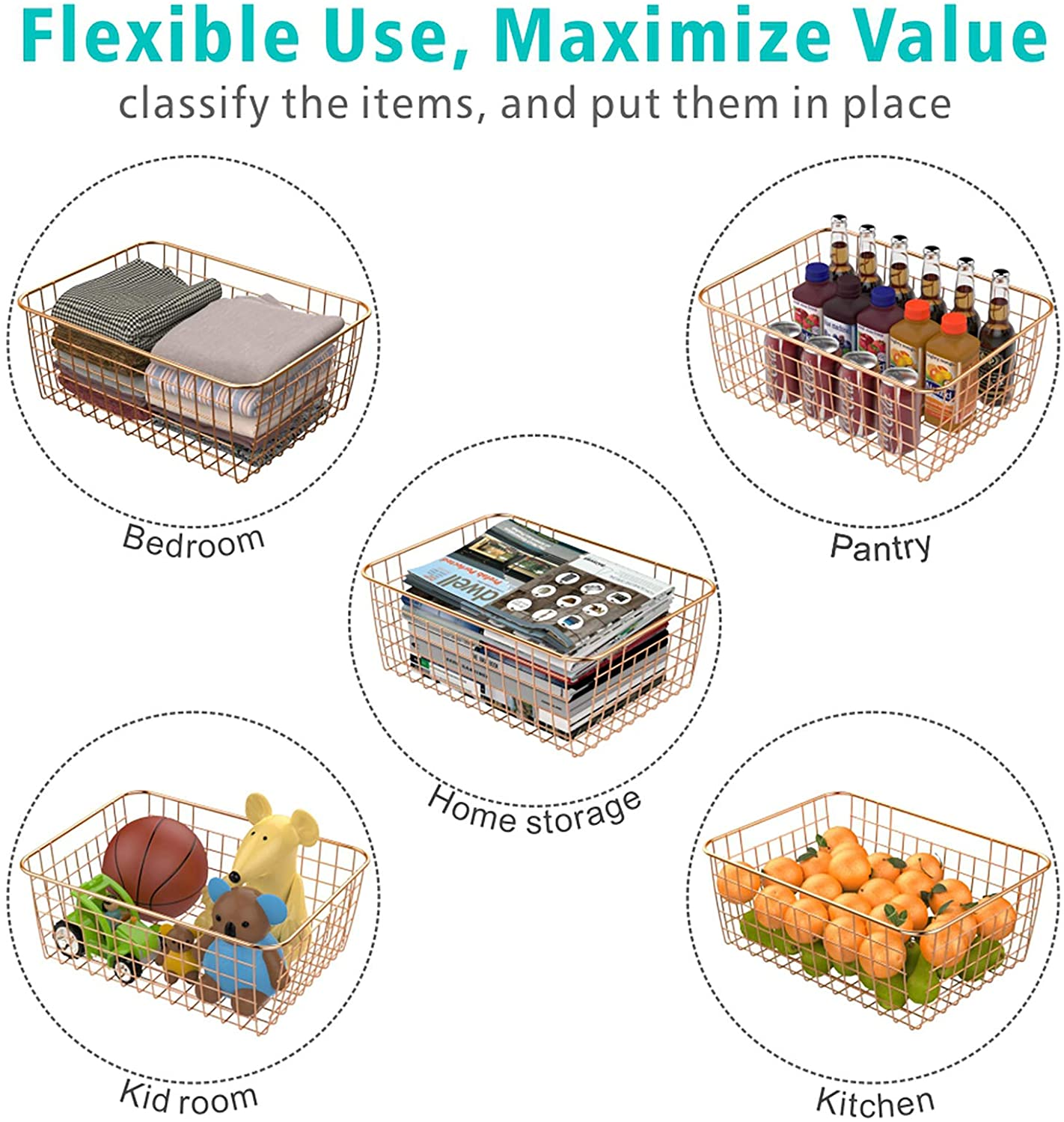 cesta de almacenamiento de frutas