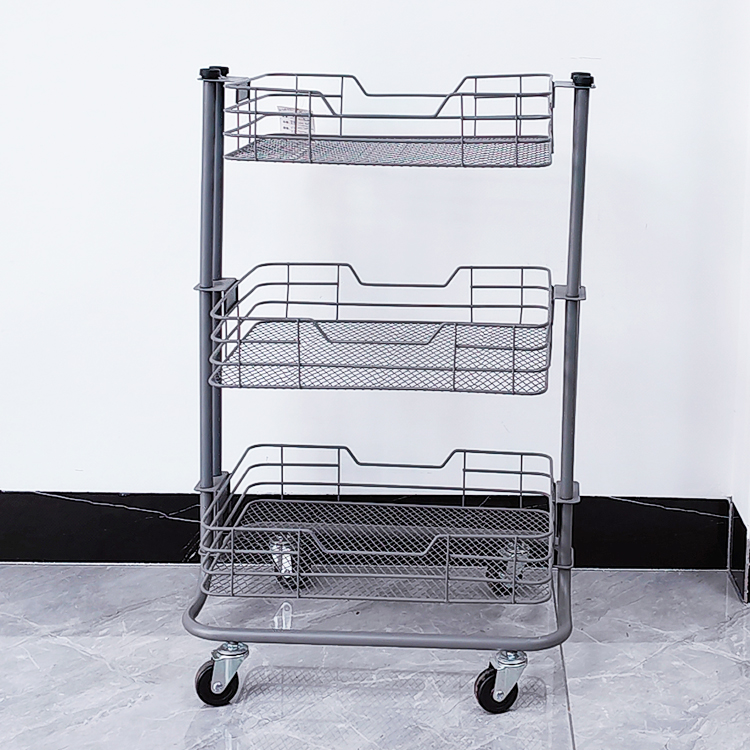 carrito de servicios p&uacute;blicos de tres niveles