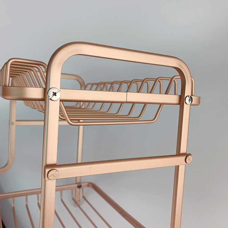 estante para platos en el fregadero