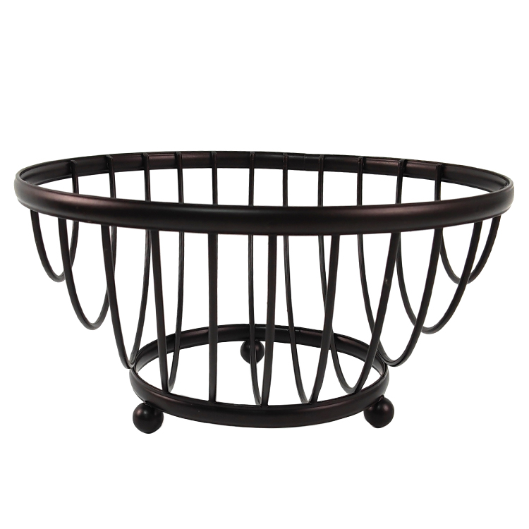 cesta de frutas de acero inoxidable