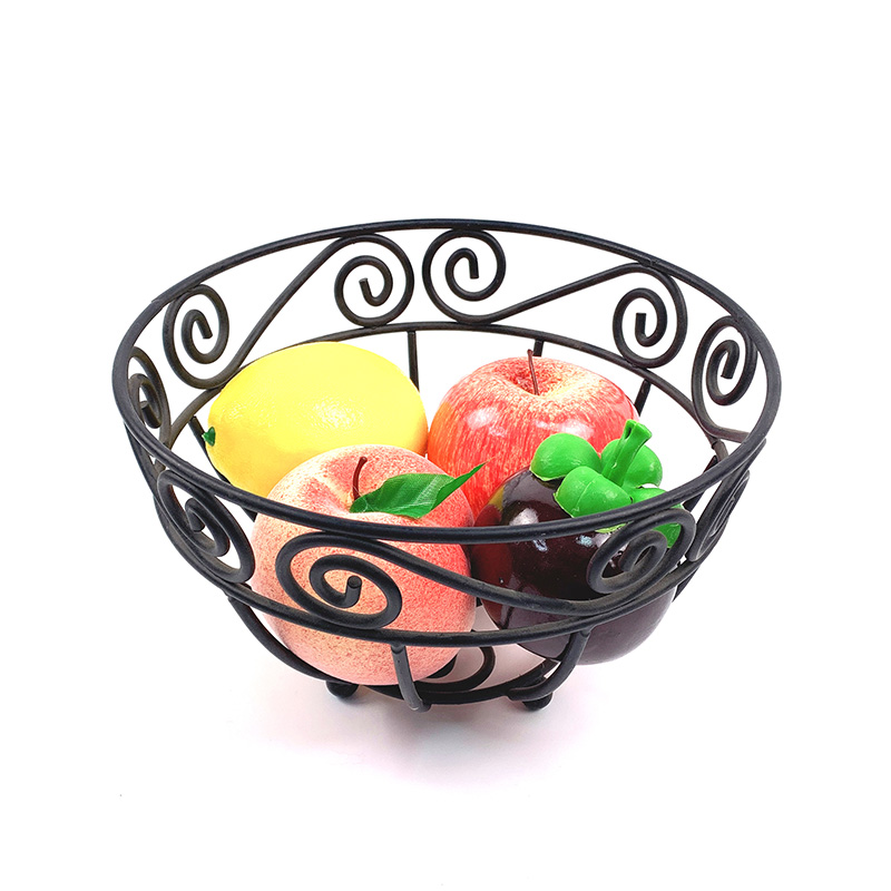 Cesta de frutas de alambre