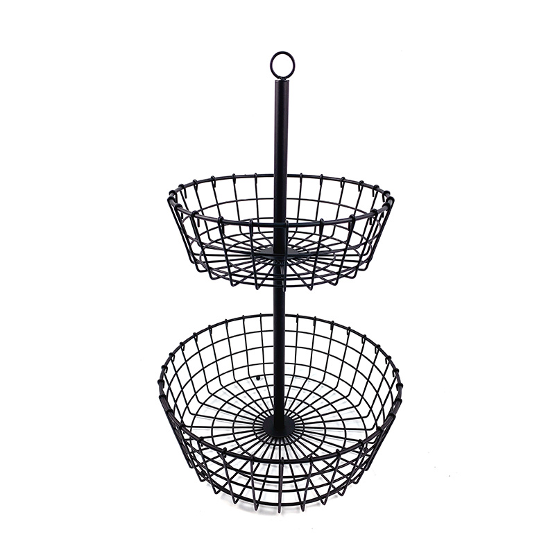 cesta de pan y frutas