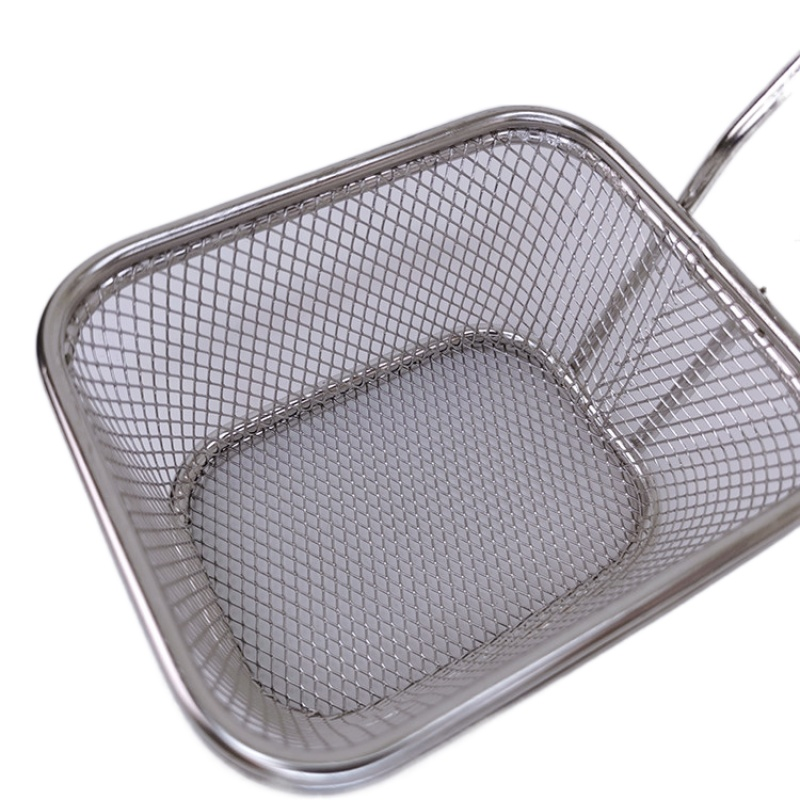 para fre&iacute;r, mini cesta para fre&iacute;r cuadrada, mini cesta para fre&iacute;r, mesa para fre&iacute;r cromada, rectangular, cesta para fre&iacute;r, mini cesta para fre&iacute;r, cuadrada, mini cesta para 
