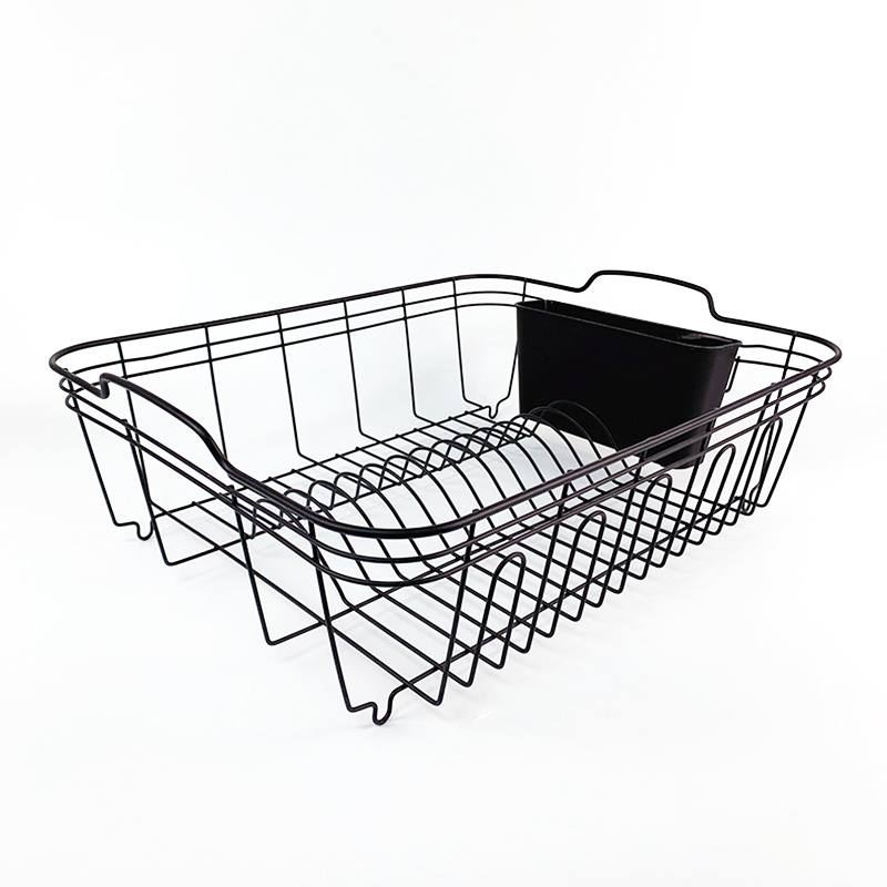 estante para platos de alambre