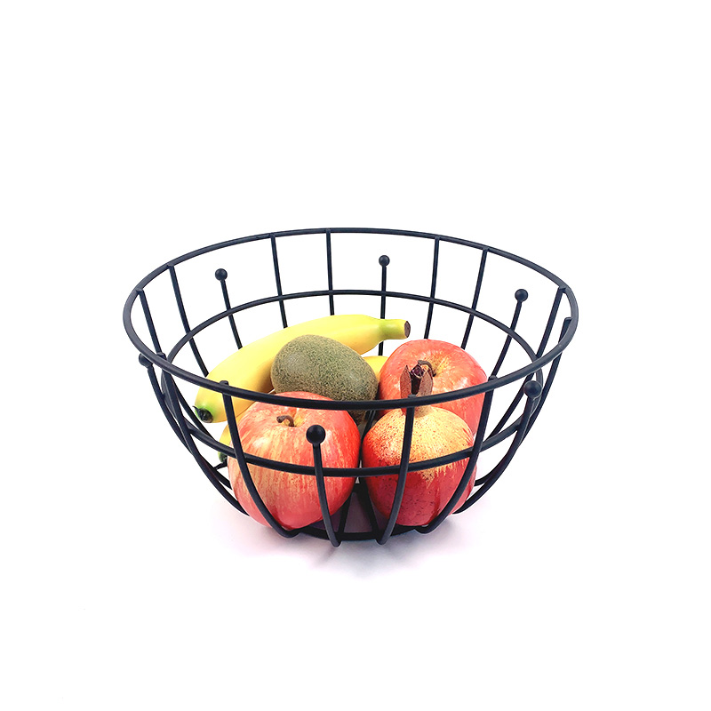 Cesta de frutas de alambre