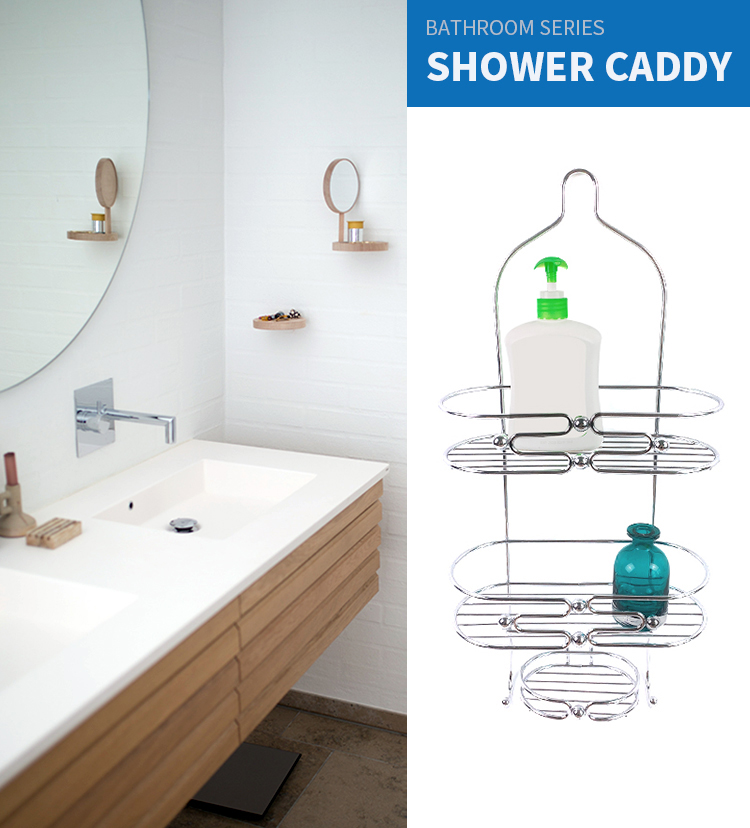 Carrito de ducha de alambre