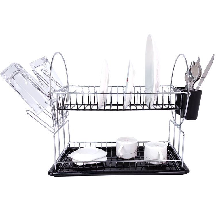 colador para platos sobre el fregadero