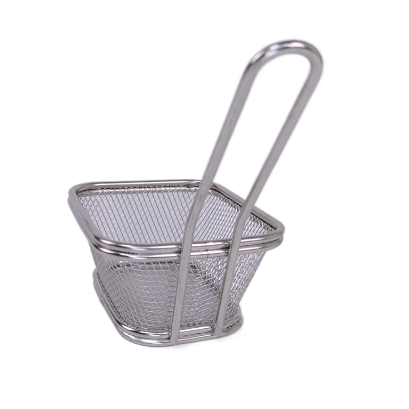 fre&iacute;r, mesa para frituras, cromada, rectangular, cesta para fre&iacute;r, cesta para patatas fritas, cuadrada, mini cesta para fre&iacute;r, 