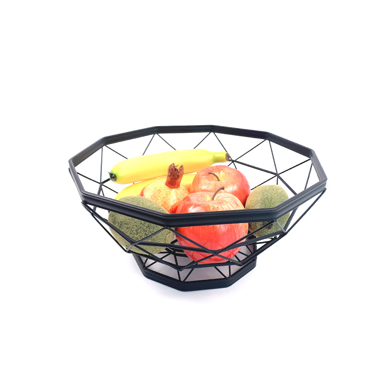 Cesta de frutas de alambre