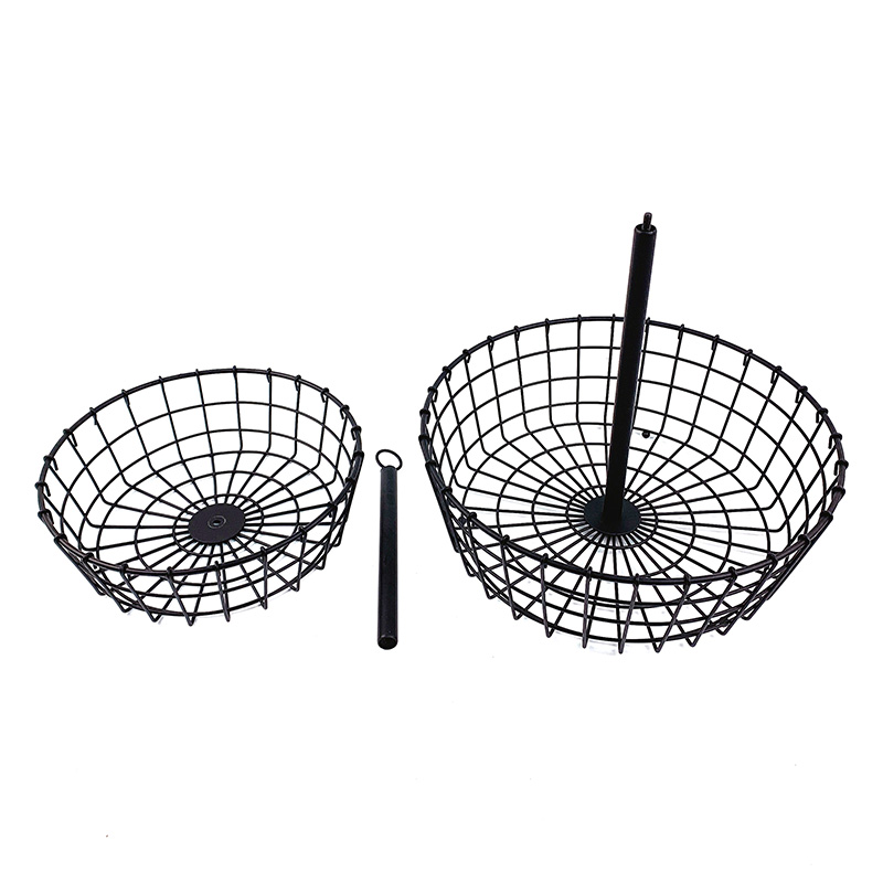 cesta de fruta de latón