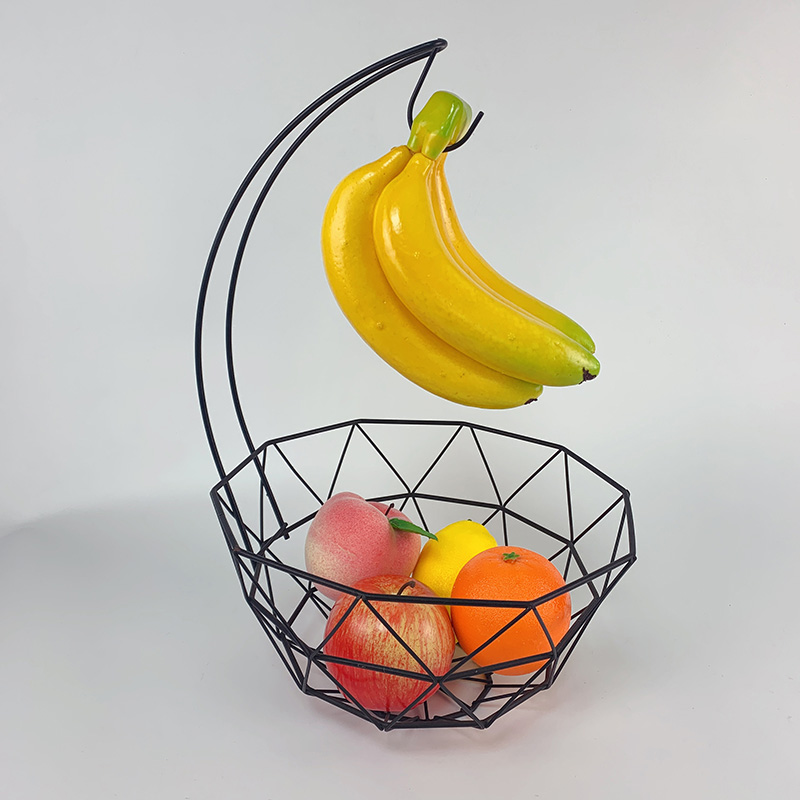 Cesta de frutas de alambre