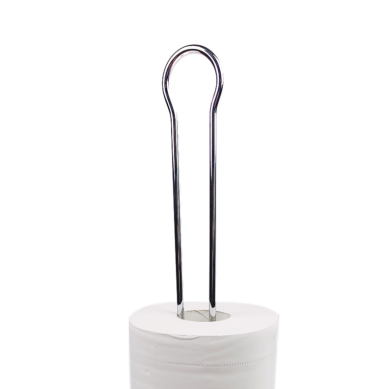 Portarrollos de pañuelos, soporte para papel de cocina, alambre de metal negro, soporte para papel higiénico para Baño
