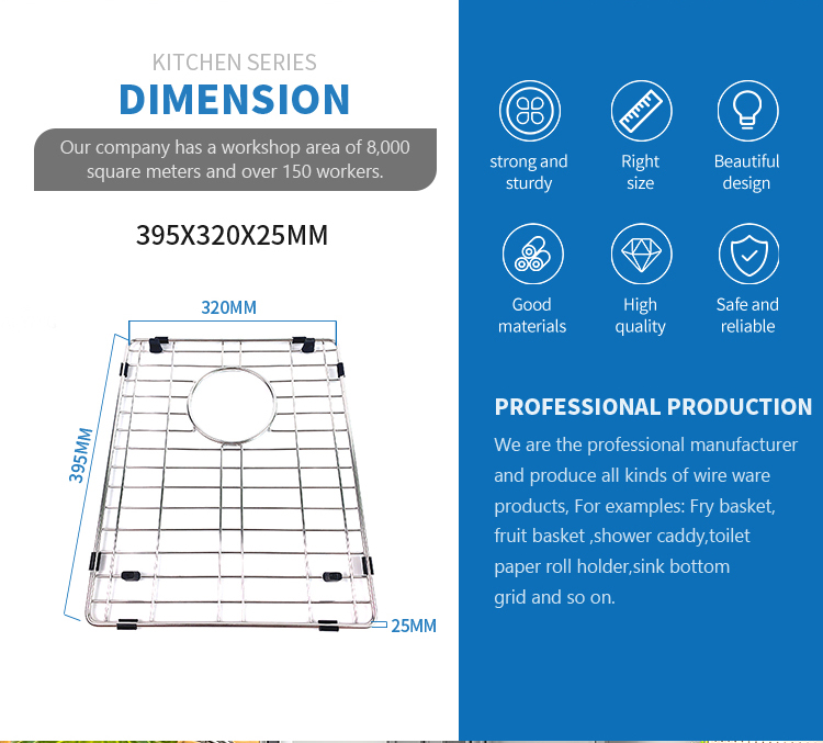 fregadero de cocina de acero inoxidable estante 
